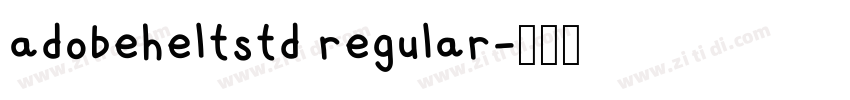 adobeheltstd regular字体转换